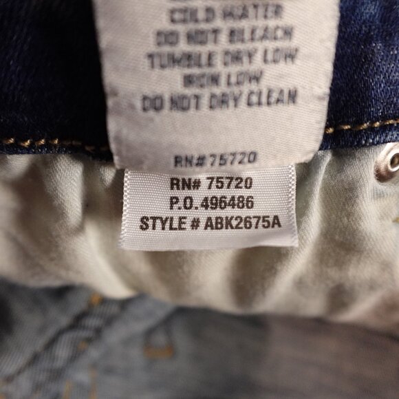 BKE Jeans Gabby Curvy Fit High Rise Ankle Skinny Jean Women’s Size 26 Blue - Picture 11 of 11